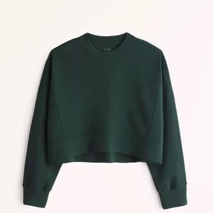 YPB Forest Green Jogger and Copped Crew Neck set